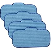 �鶹�� Basics Steam Mop Replacement Pads, Washable for All Hard Floors, 4-Pack