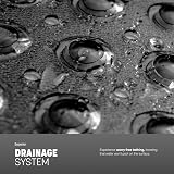 KEPLIN Premium Non-Slip Bath Mat 200 Suction Cups 40x100cm Black view 4