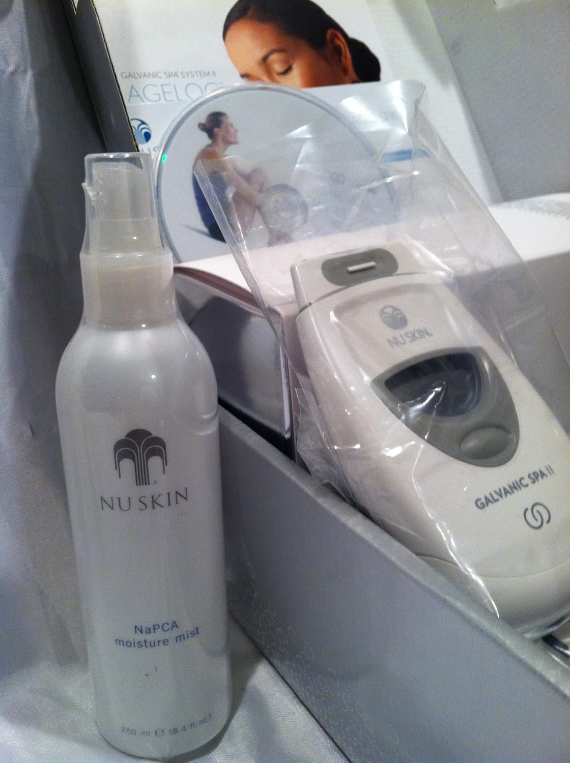 NU SKIN GALVANIC SPA ageLOC Spa Package with Gels System : Facial Treatment Products : Beauty