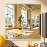 Hasipu Home Gym Mirror 51" L x 17" W - 3PCS Large Full Body Mirror for Yoga, Fitness, Garage, Dance Studio, Wall-Mounted, 0.16in Tempered Glass Frameless
