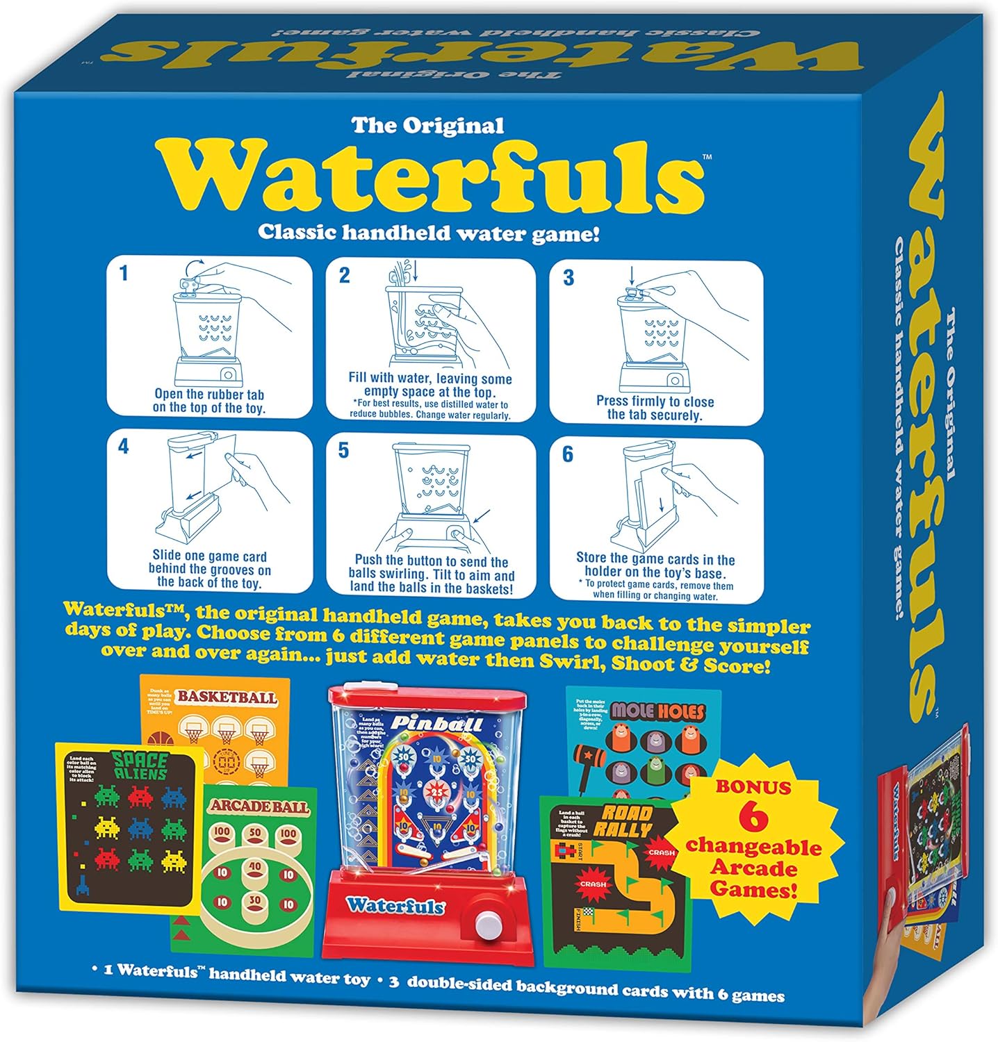 LatchKits Waterfuls The Original Handheld Game: Toys & Games