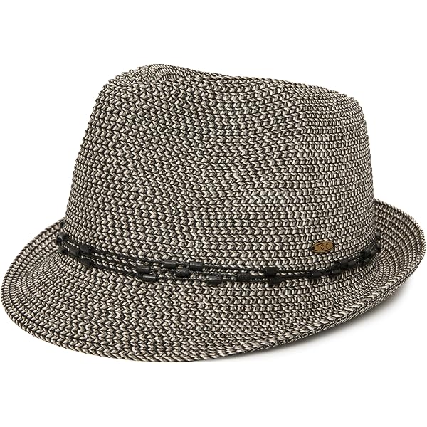 NWT FRYE Caspar Beach Fedora Straw Hat Natural Country Festival Western Boho FRYE Fedora Panama Light Blue Womens Western Cowgirl Boho  main image 4