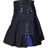 CLOUD KILT" Kilt for Men, Modern Scottish Utility Jeans Hybrid Kilt