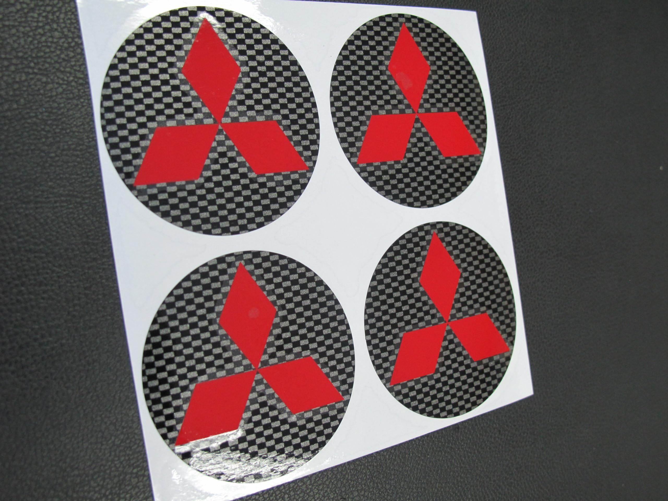 Mitsubishi Wheel Cap Decal Sticker Colt Lancer Evo WD11