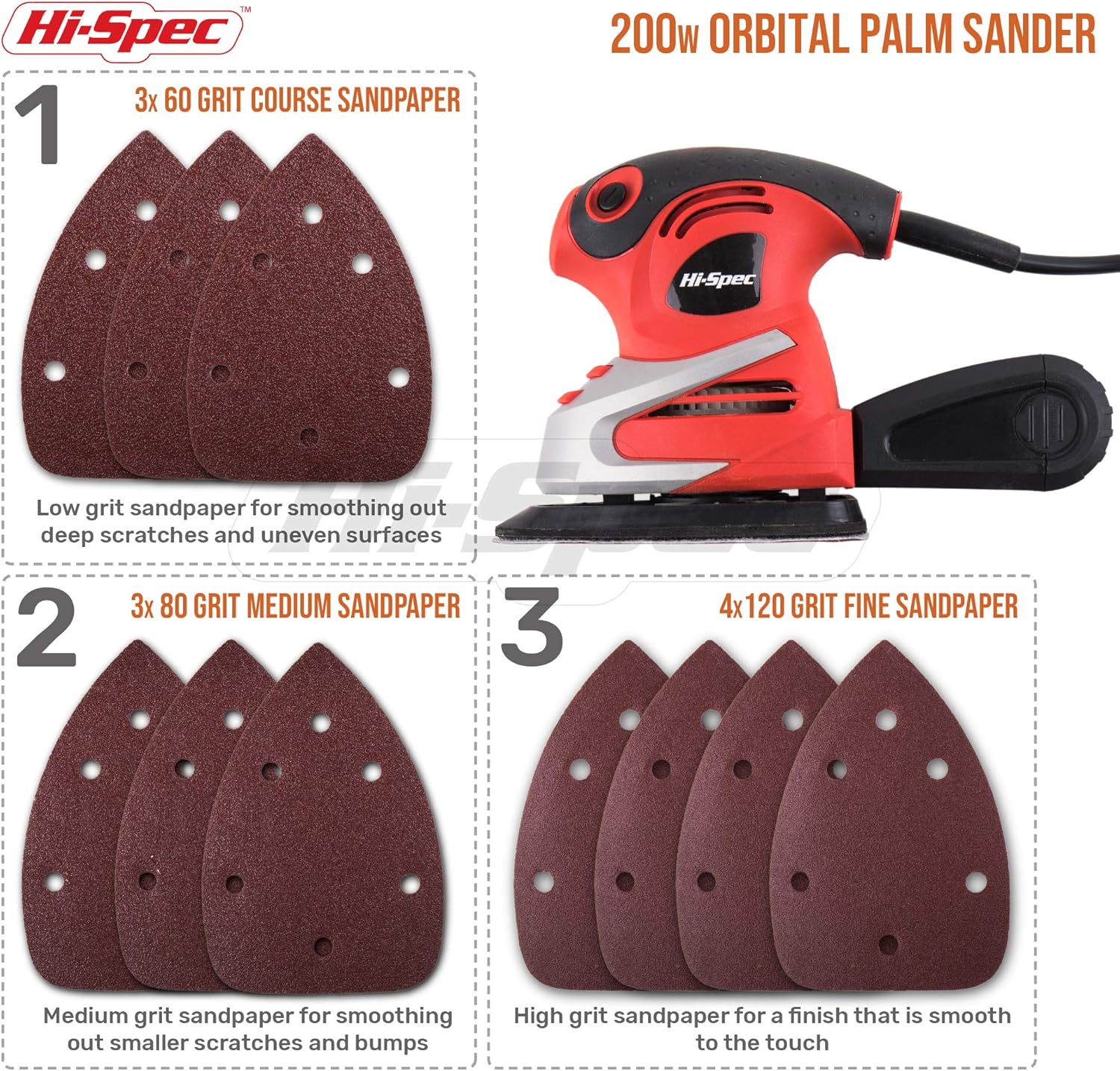 Hi-Spec DT40261-US Detail Sanders product image 2