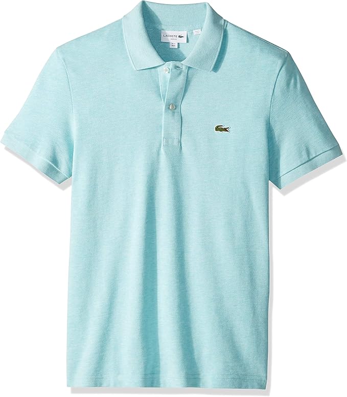 Lacoste Mens Classic Pique Slim Fit Short Sleeve Polo Shirt at Amazon Men’s Clothing store