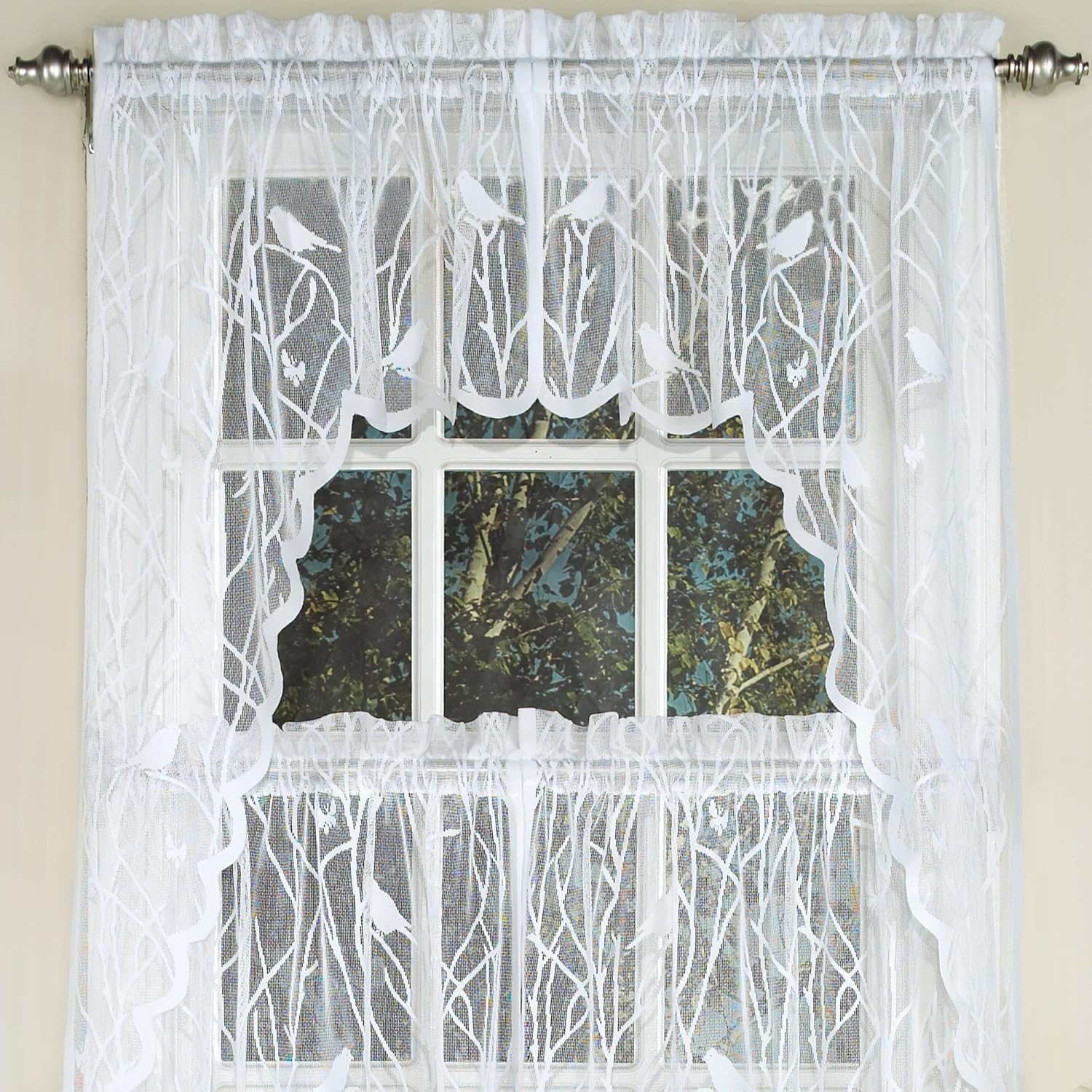 Best Kitchen Curtains Valances And Swags Sheer