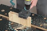 Wolfcraft Dowelmaster Dowel Gauge for Wood Joints I 4640000 I 6 8 10 mm view 4