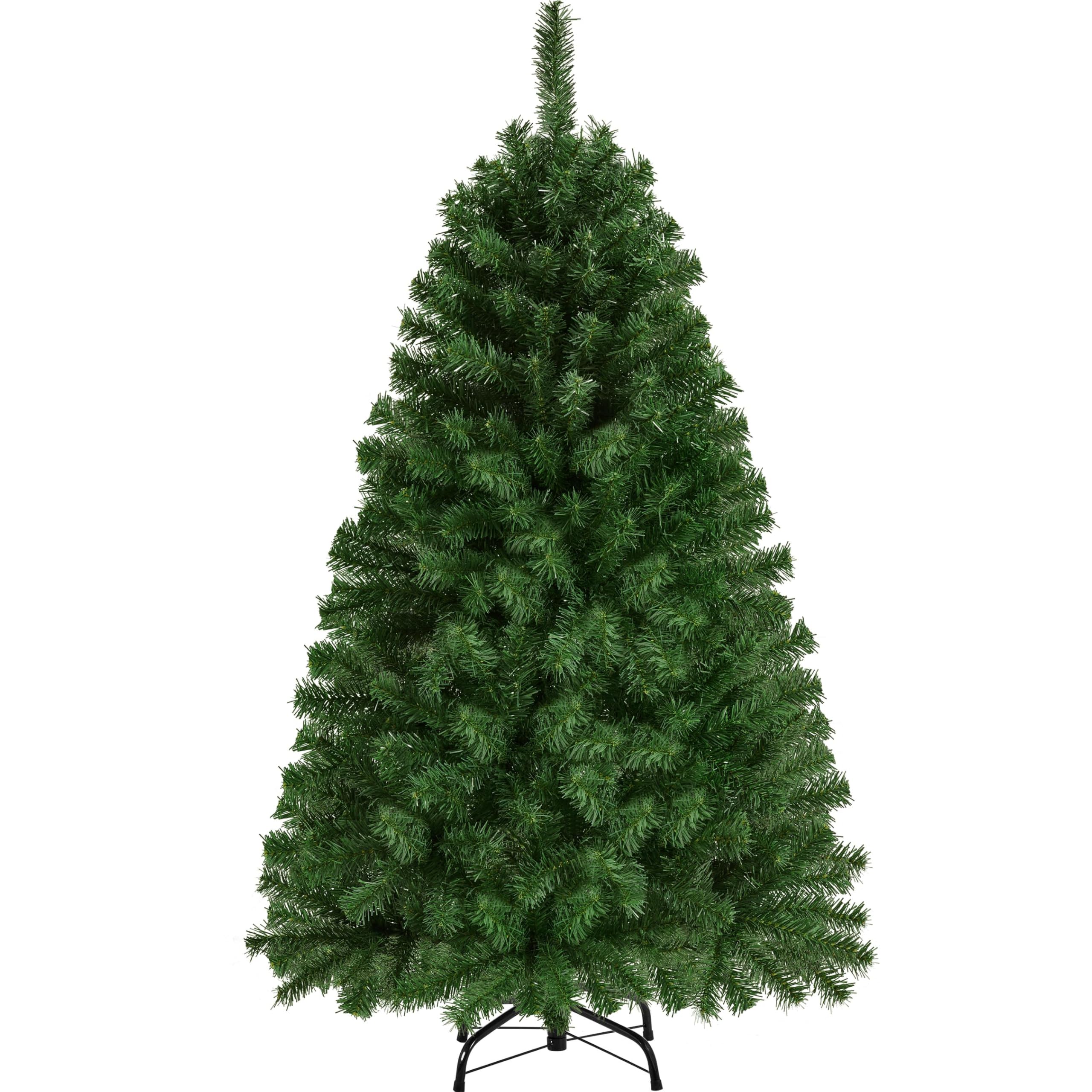 Photo 1 of **The description is for reference only.
**Yaheetech 4.5ft Artificial Christmas Tree, Realistic Premium Spruce Hinged Full Christmas Tree with 320 Branch Tips Holiday Xmas Tree W/Metal Hinges & Foldable Base for Home Party Office Decoration