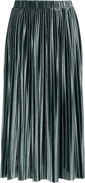 plus size velvet maxi skirt