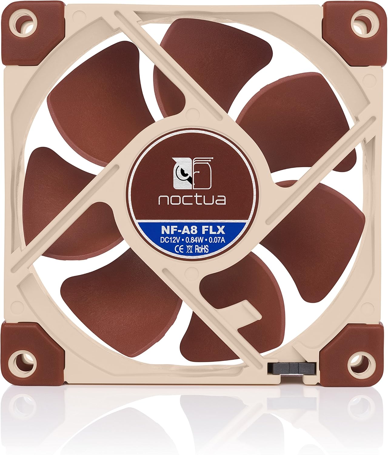 Noctua NF-A8 FLX, Premium Quiet Fan, 3-Pin (80mm, Brown) - Image 5