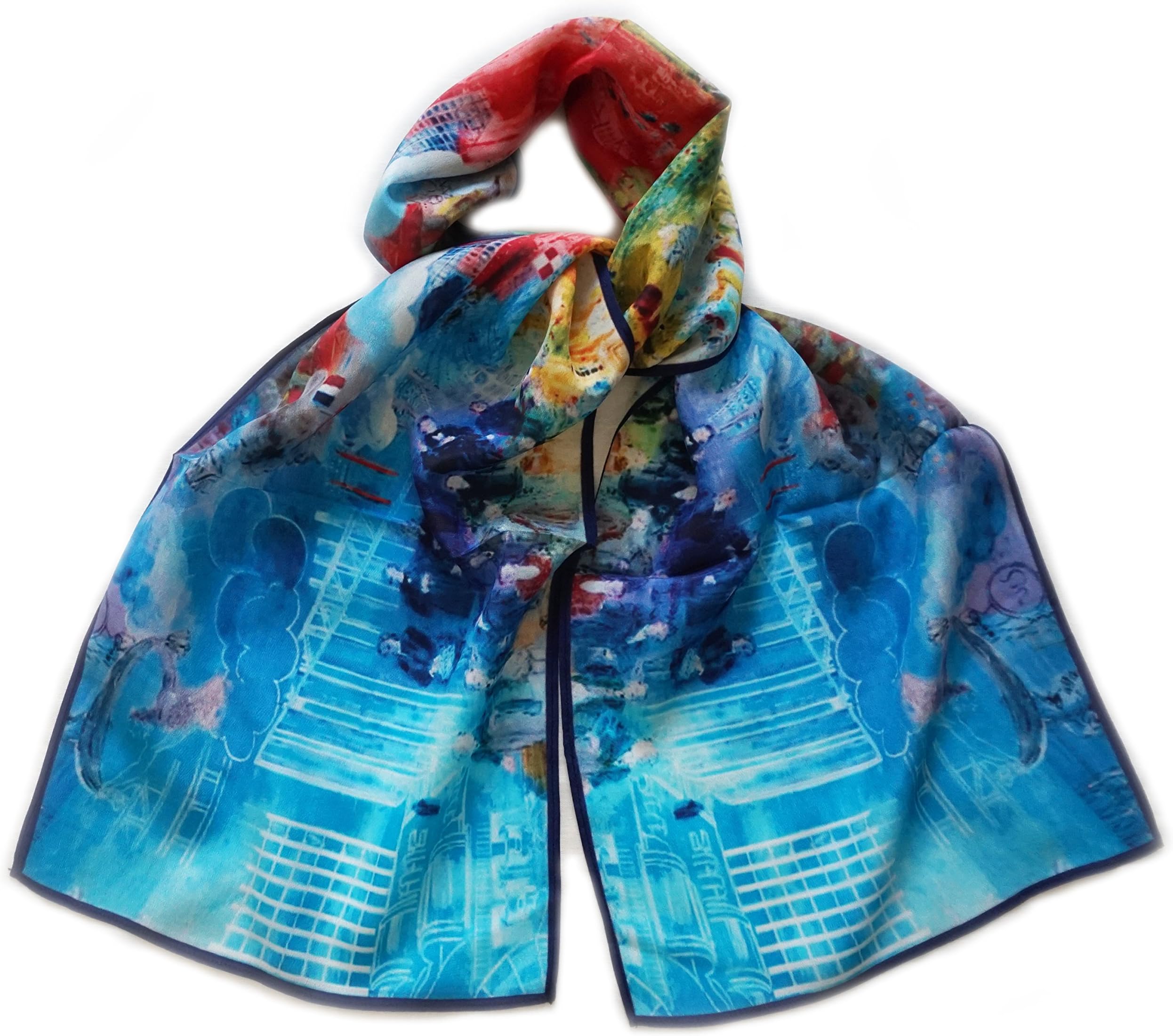 Scarf Crepe 100% Silk, 130CMx27CM.