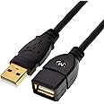 Mediabridge USB 2.0 - USB Extension Cable (6 Feet) - A Male to A Female with Gold-Plated Contacts