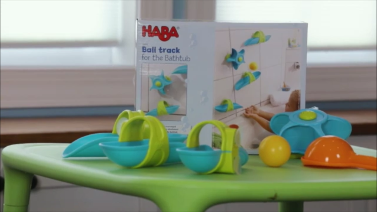 HABA Bathtub Ball Track Play Set 유니박스
