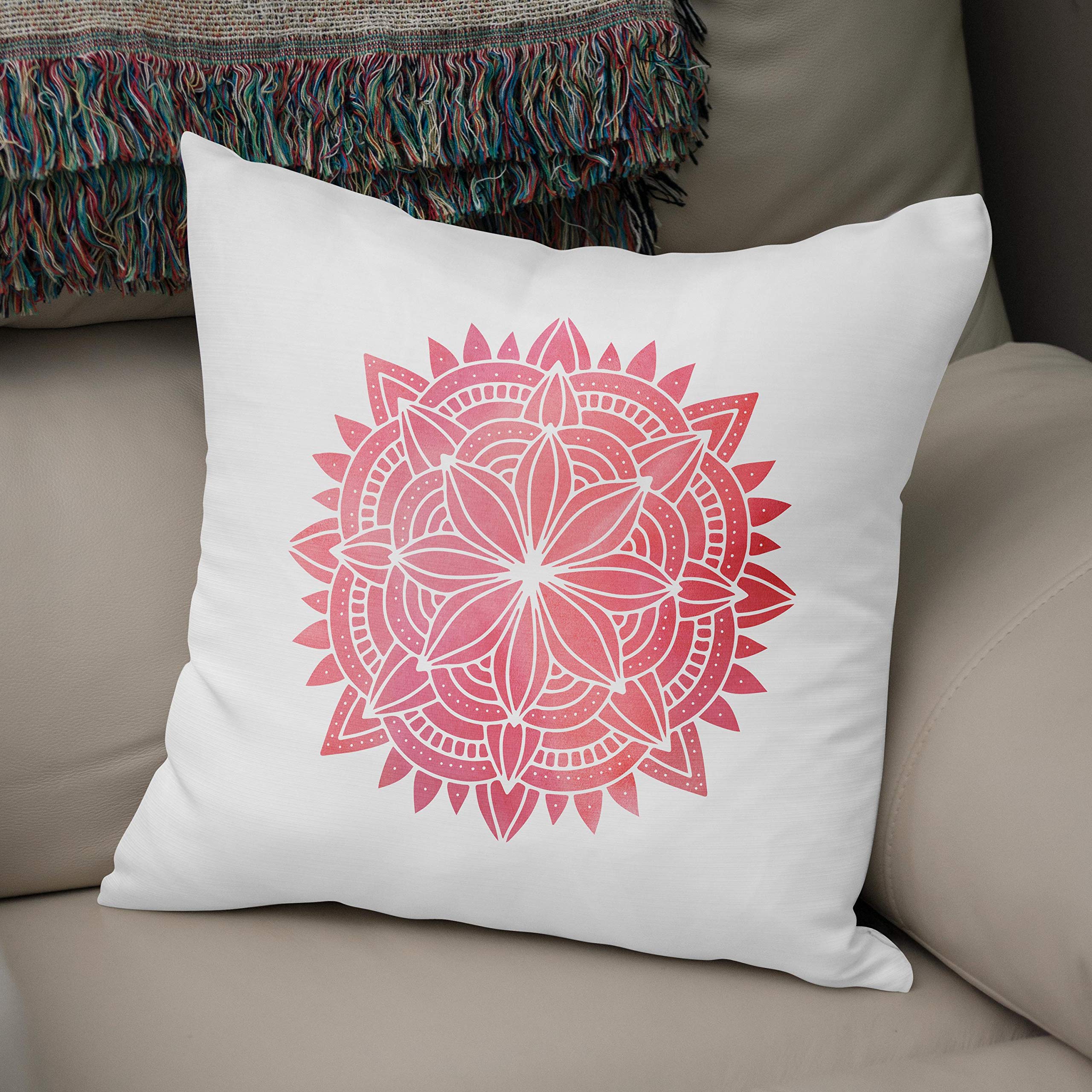 Bonamaison, Decorative Cushion Cover - 50% Cotton 50% Polyester - 43x43cm - Designed and Manufactured in Turkey
