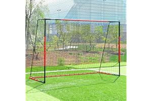 Soccer Net 10'x6.6'|8'x6'|6'x4'|3'x2.5'-KAIHAOWIN Steel Frame Goal All Weather Soccer Net-Quick Assembly Durable Training Spo