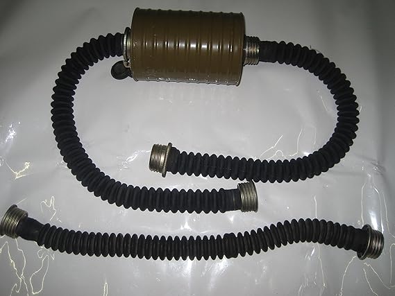 LAGERMAULWURF.de 3 STK Gummischlauch f.Gasmasken Poppers Black Style Gummiartikel
