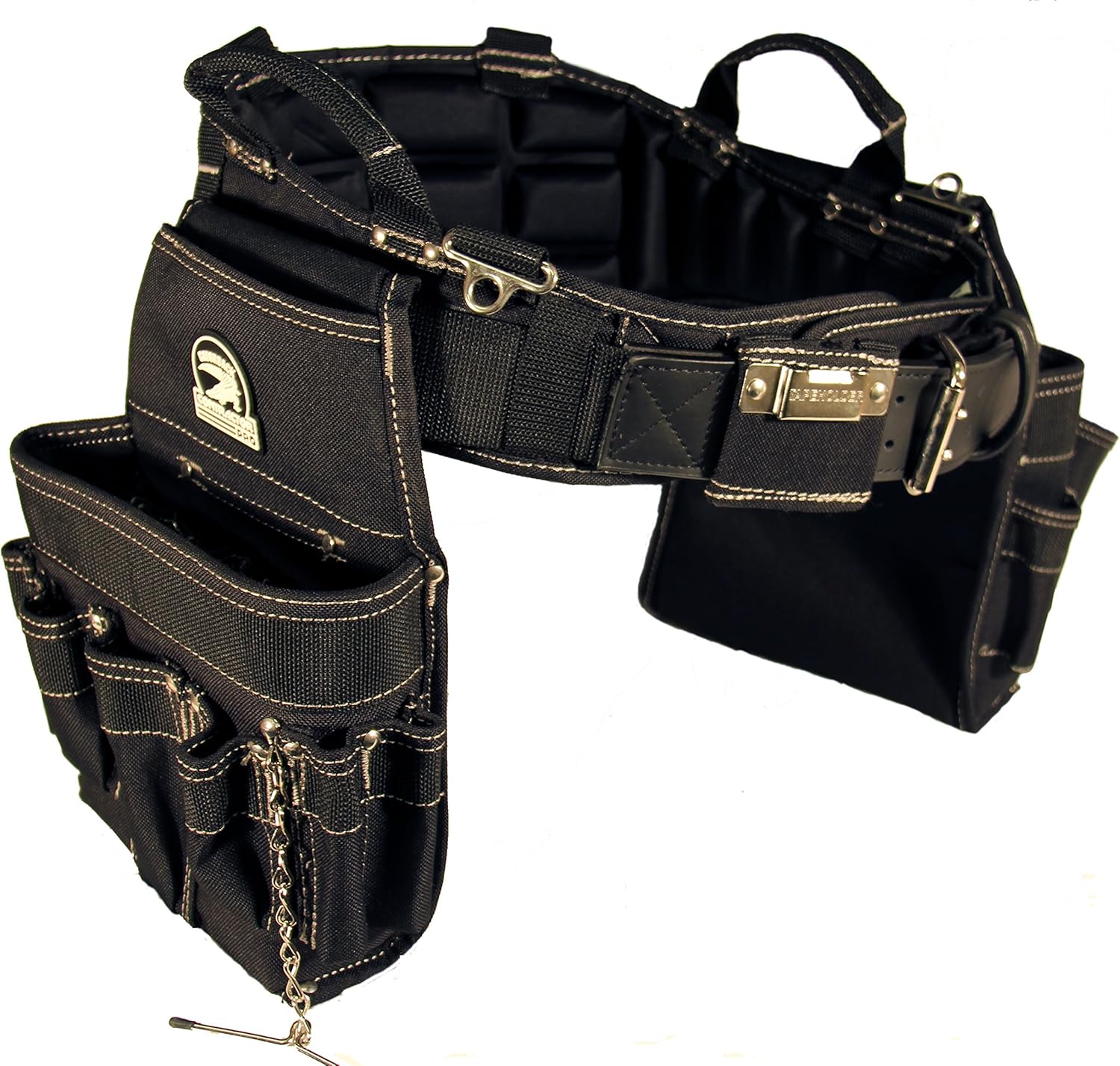 Gatorback B240 Electrician's Combo With Pro-Comfort Back Support Belt. Heavy Duty Work Belt (Medium 31-35 Inches)