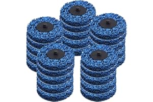 kimllier 25Pcs 3 Inch Quick Change Easy Strip Discs Stripping Wheel R Type Rust Cleaning Wheel Fit for Angle Grinders Grind R