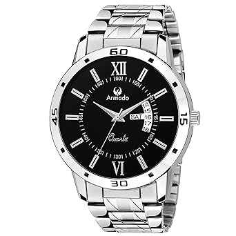 AR-101-BLK Day and Date Watch For-Men