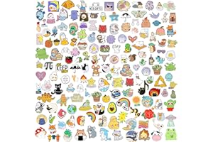 FIINTRWA 20/60 Mixed Enamel Brooch Bulk Set,Lapel Badges, Cartoon Plant Enamel Pin Sets, Funny Enamel Pins Bulk Set Cool Button Pins Aesthetic Brooch Lapel Pins Anime for Backpacks, Bag, Jacket, Kids, Girls, Festival Present