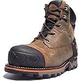 Timberland PRO Men's Boondock 6 Inch Composite Safety Toe Waterproof Industrial Work Boot, Brown, 12