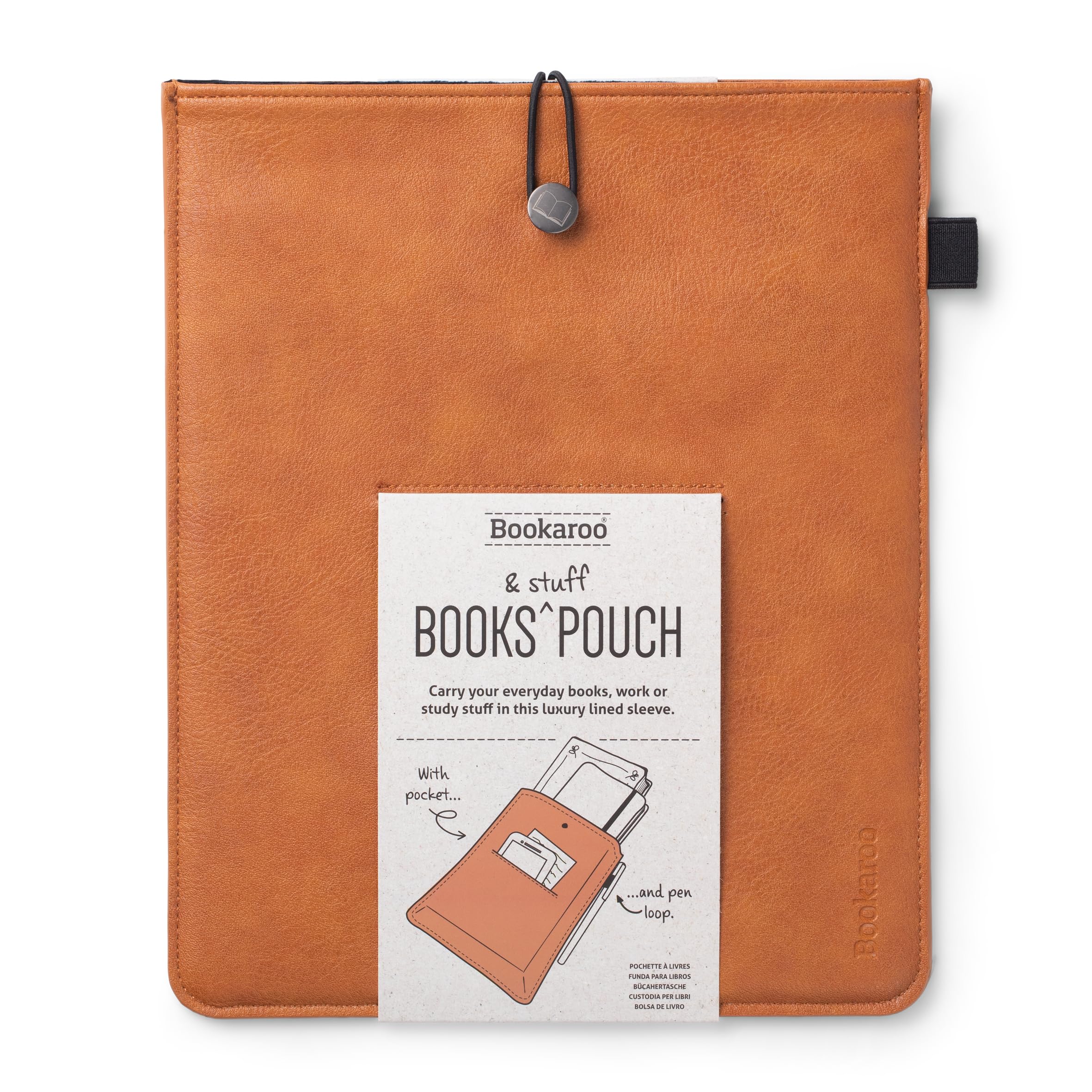 Bookaroo Books & Stuff Pouch Brown