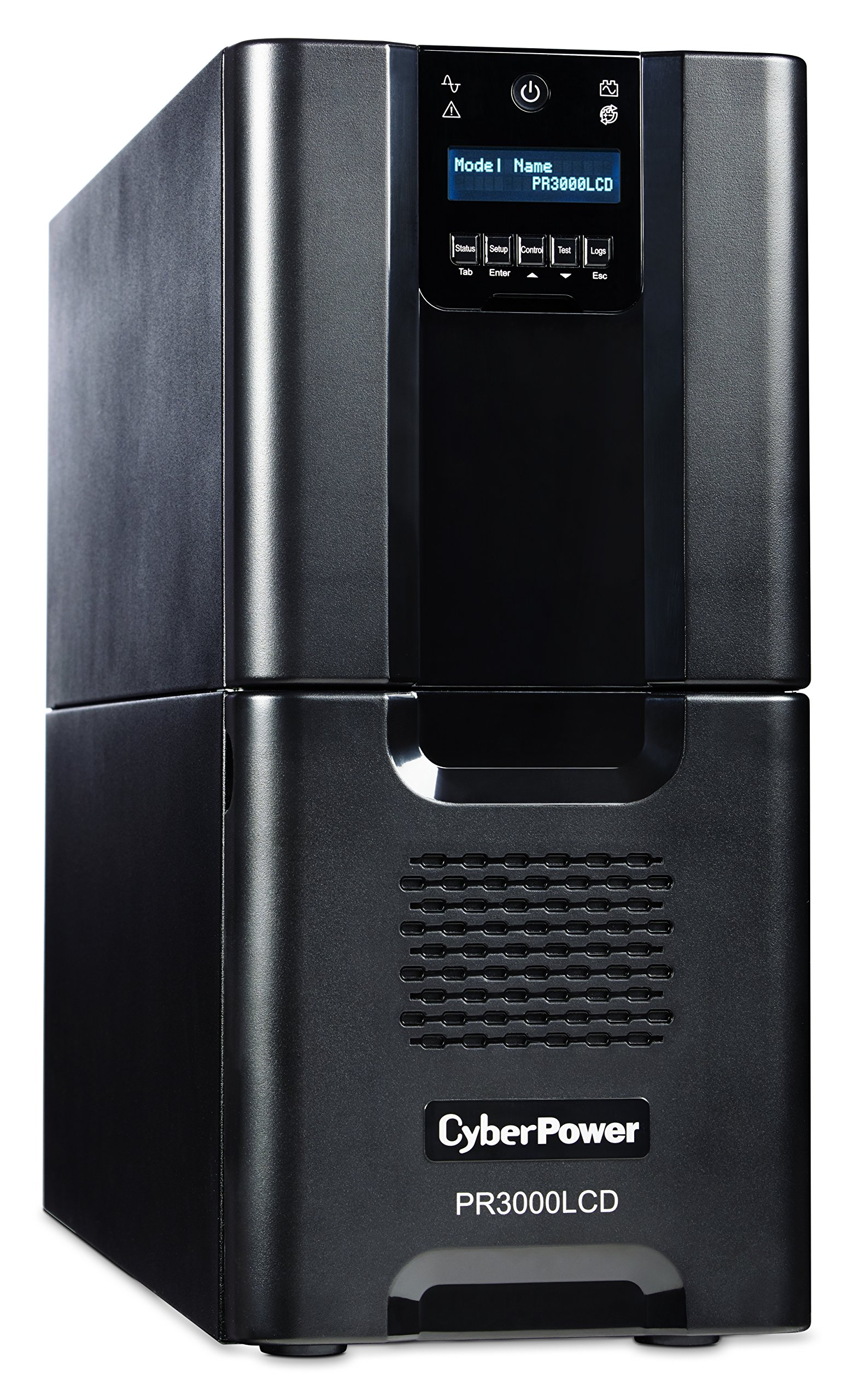 CyberPower PR3000LCD Smart App Sinewave UPS System, 3000VA/2700W, 10 Outlets, AVR, Tower