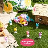 THE TWIDDLERS 36 Bunny Pop Up Jump Toy Set 6cm Easter Party Favours view 7