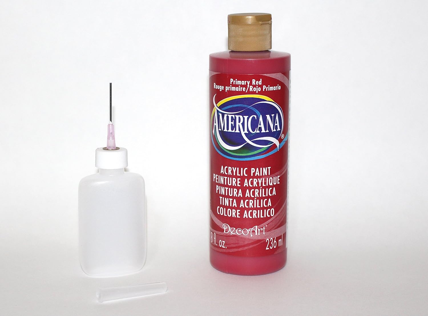 Americana Primary Red, Acrylic Paint, 8 ounce / Including