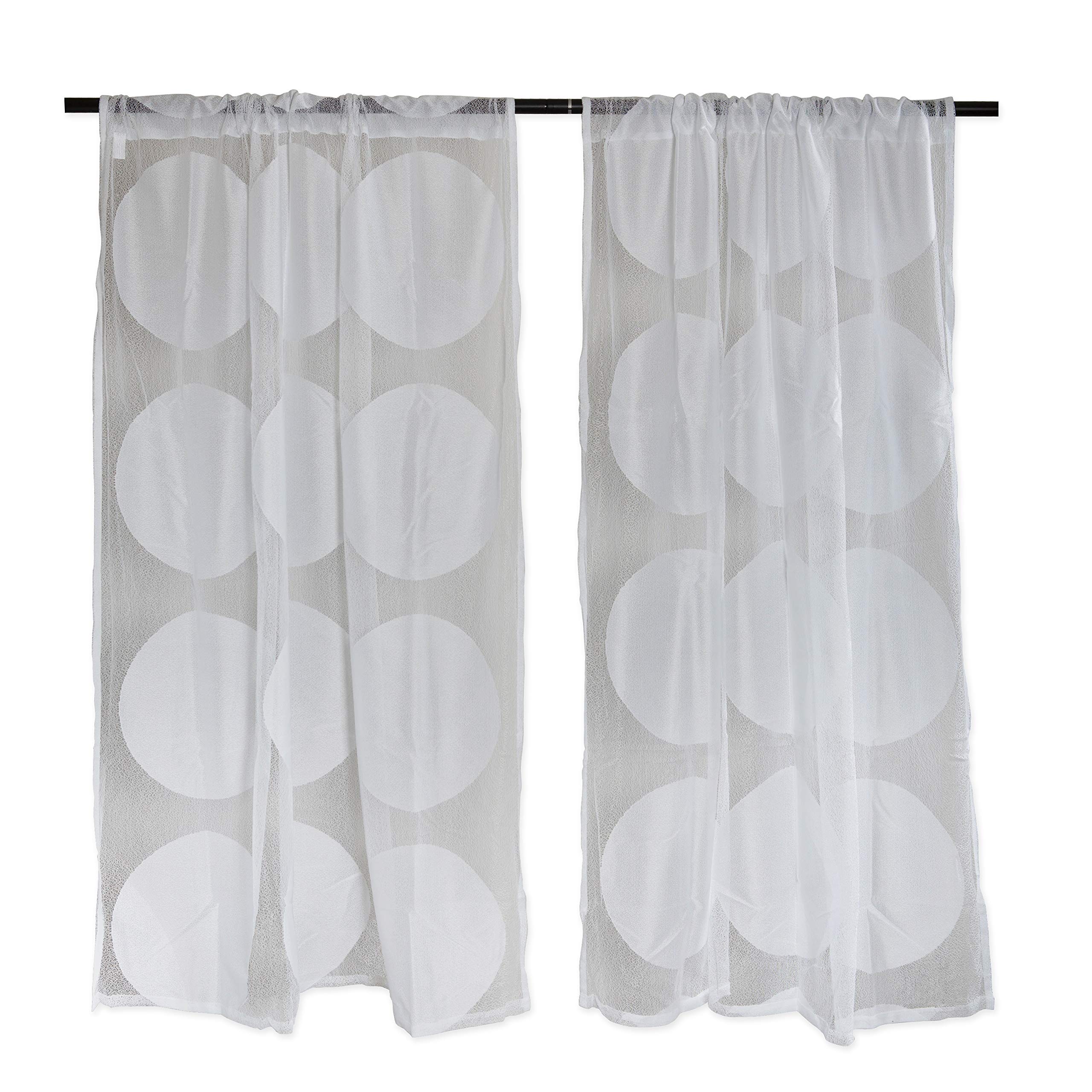 Galleon Dii Sheer Lace Decorative Curtain Panels For Bedroom