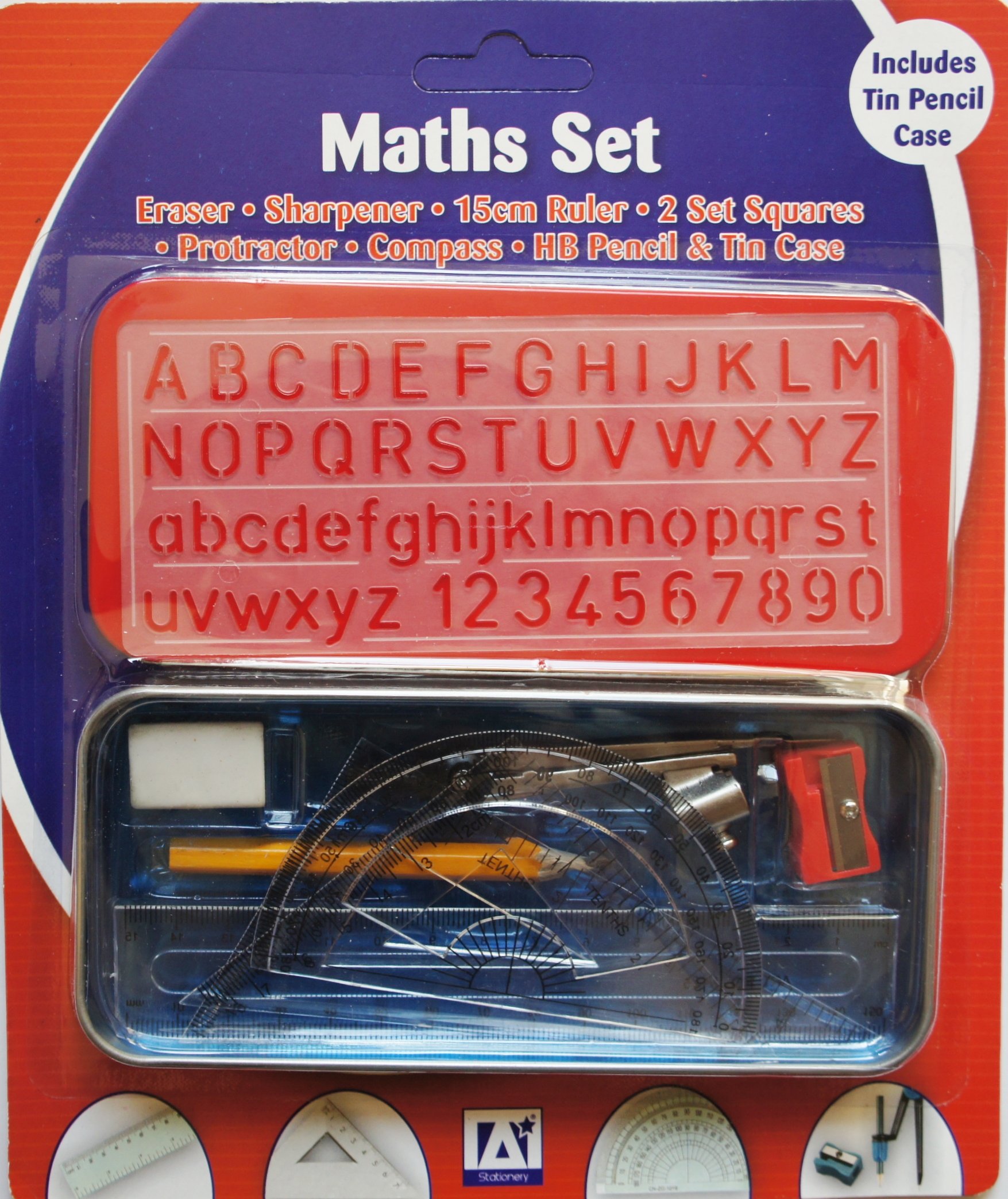 Maths Set Tin with Accessories