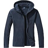 GIMECEN Women's Soft Polar Fleece Jacket Full Zip Hoodies Long Sleeve Sweatshirts Casual Hooded Outerwear