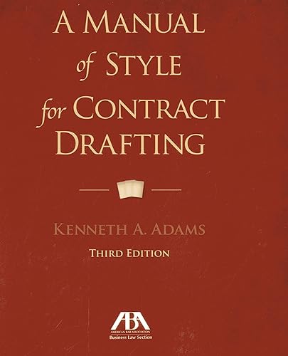 Download A Manual of Style for Contract Drafting PDF