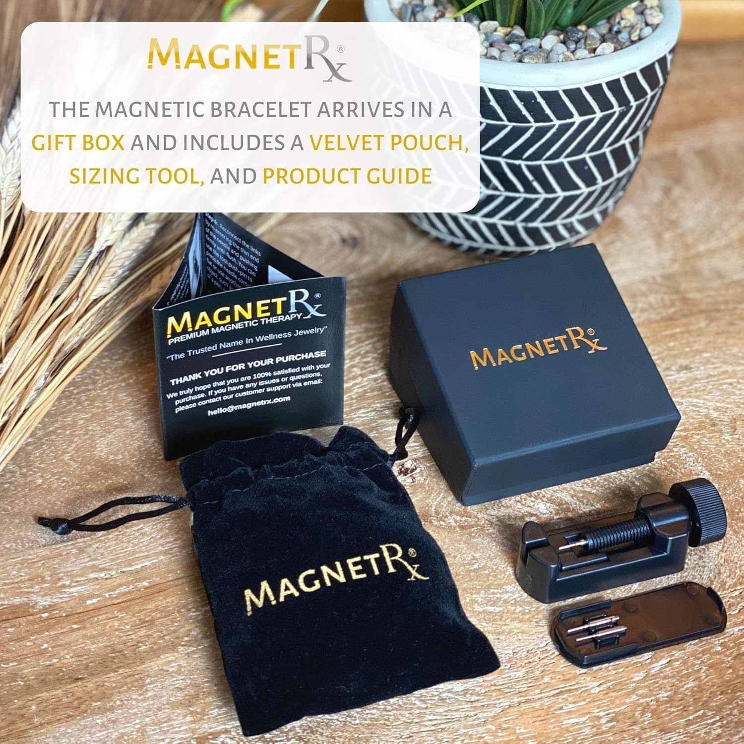 MagnetRX Pure Copper Magnetic Therapy Bracelet | Arthritis Pain Relief & Carpal Tunnel Relief Ultra Strength Copper Magnetic Bracelets for Men (Leo Style): Health & Personal Care