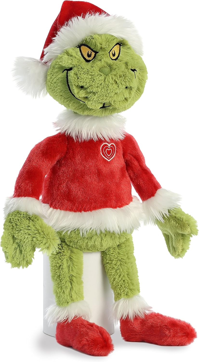 santa grinch plush