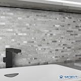 M MOFIT 3D Brick Marble Peel and Stick Tile Waterproof Kitchen Bathroom Decor view 4