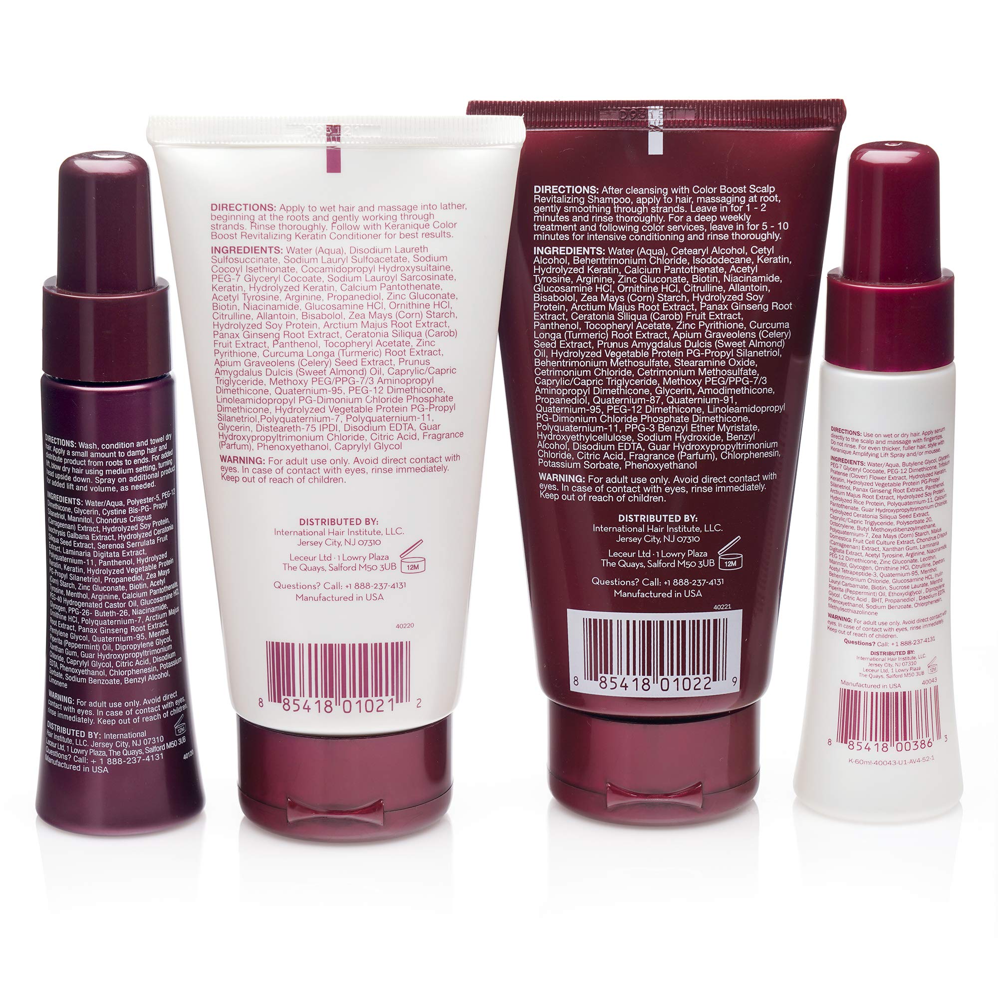 Keranique Thicker Fuller Hair 30 Days System with Keratin Shampoo