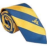 Desert Cactus West Virginia University Neck Tie WVU Mountaineers 100% Polyester Necktie with Logo, Officially Licensed