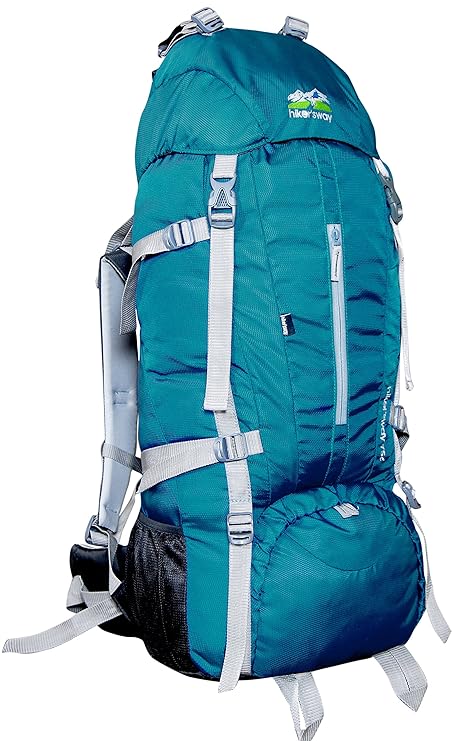 hikers way Nylon 75 Ltr Blue Trekking Backpack