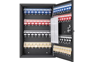 Barska CB13264 Combination Lock 64 Position Adjustable Key Cabinet Lock Box Black, 3.1" x 11.75" x 17.75"