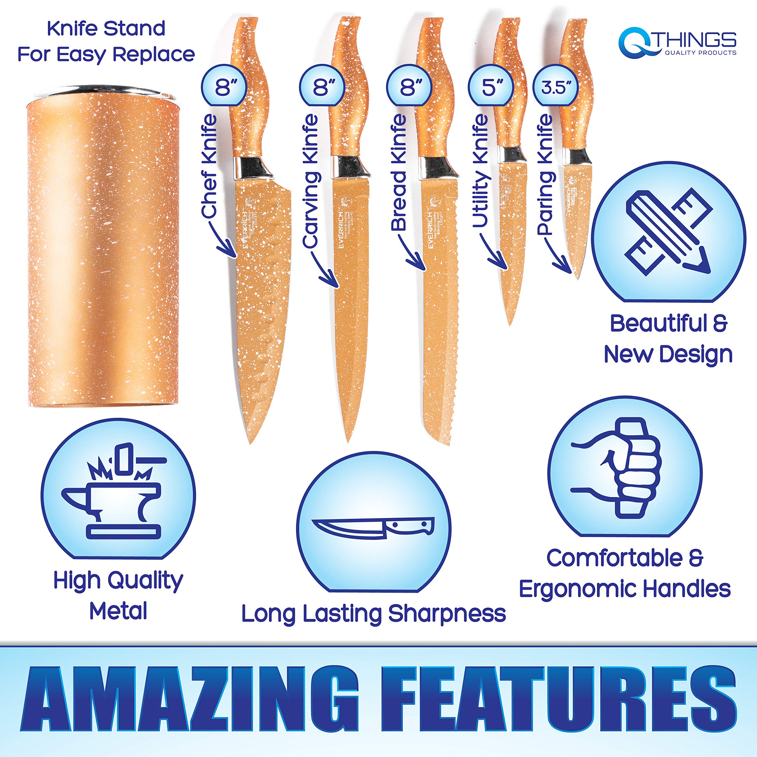 Kitchen Knives (gold)