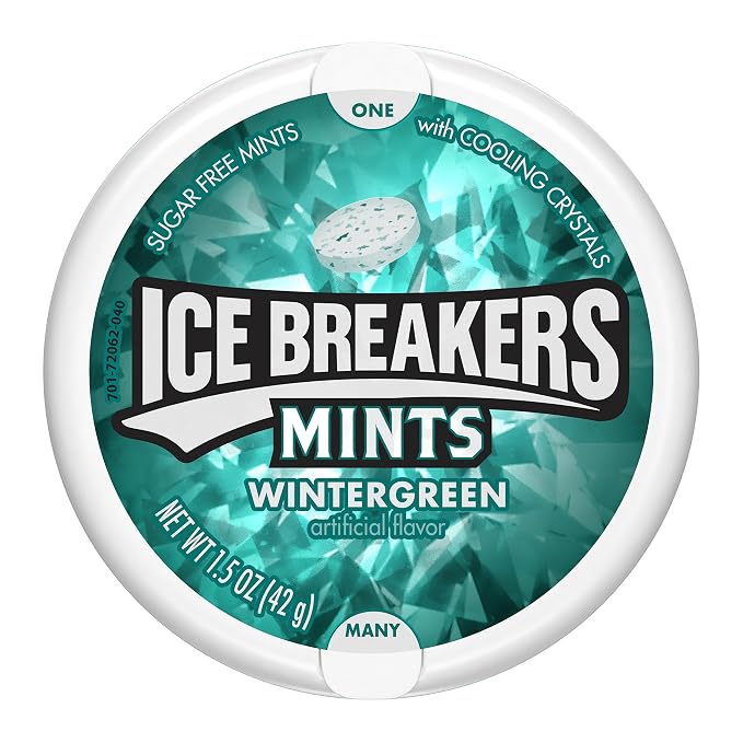 Hershey's Ice breakers mints - sugar free wintergreen (034000000098)