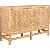 Tov Furniture Amara Natural Woven Rattan Buffet