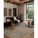 Loloi Amber Lewis Molly Collection MOL-04 Navy/Blush 5'-3" x 7'-9" Low Pile Area Rug
