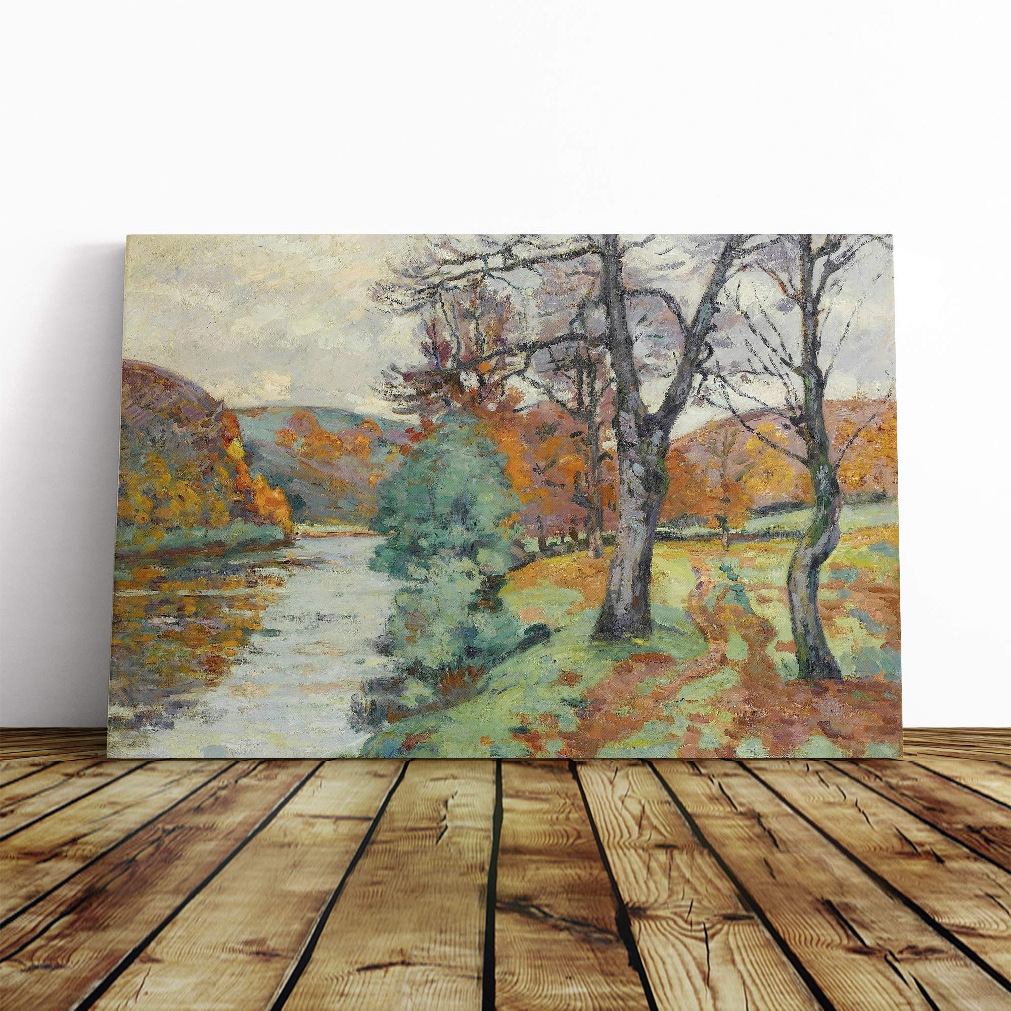 Armand Guillaumin The Echo Rock Creuse Canvas Print | Gallery Wrapped 30mm Frame Wall Art | 20x14 inches | Ready to Hang | Modern Picture | Living Room Bedroom Lounge Office