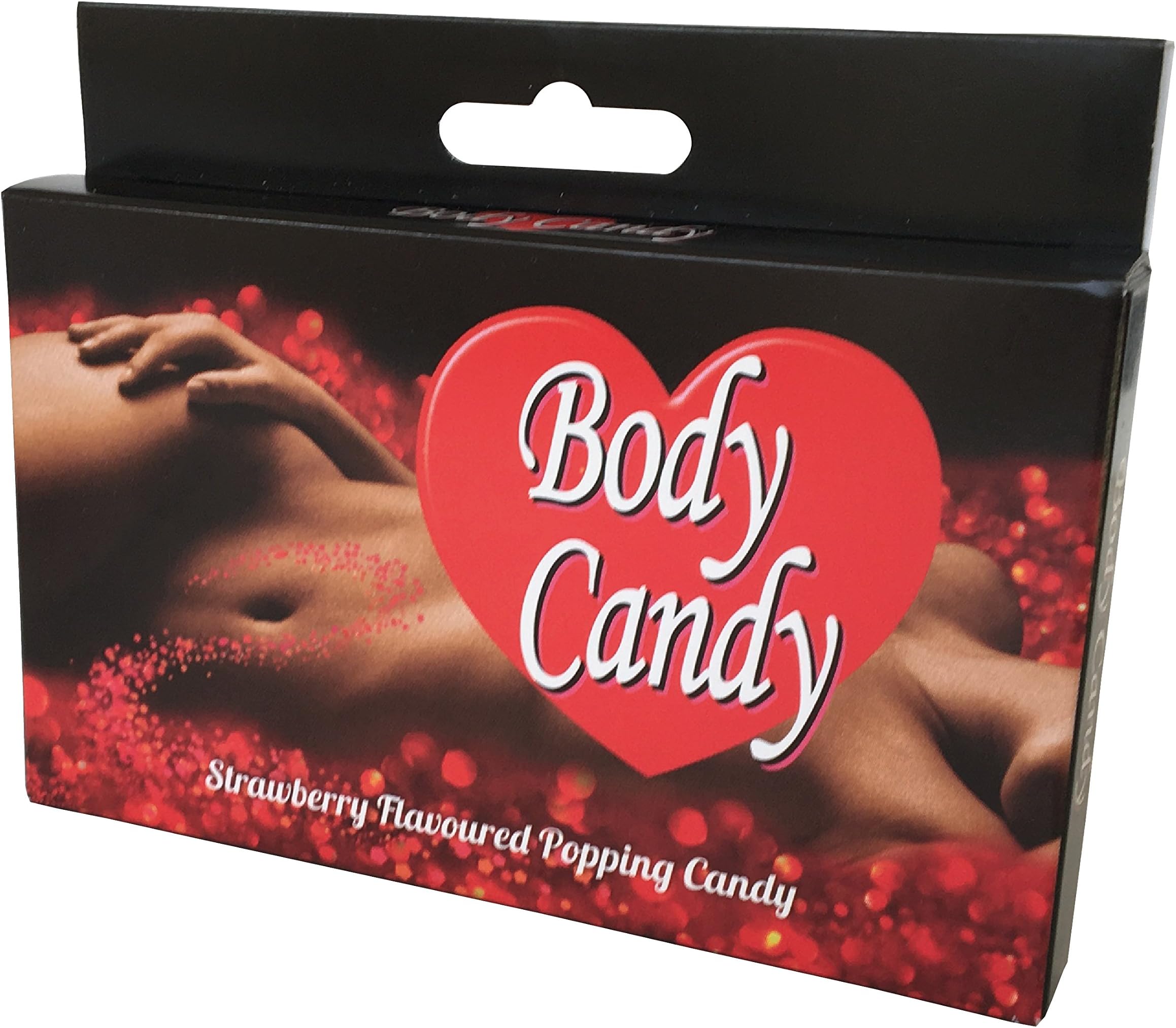WW Global Trading Adult Novelty Sweet Treat - Strawberry Flavoured Popping Body Candy