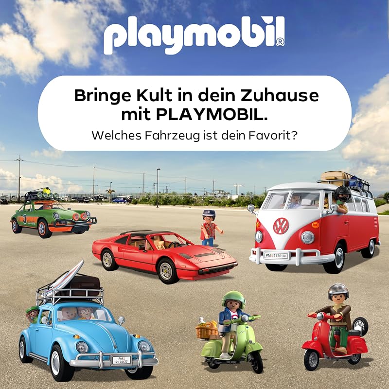 | Cars | 80 Jahre Vespa: Iconic Style | Hellblaue Jubiläums‑Vespa mit Trendiger Figur, Korb & Stickerbogen | Für Kinder ab 5 Jahren | 72284