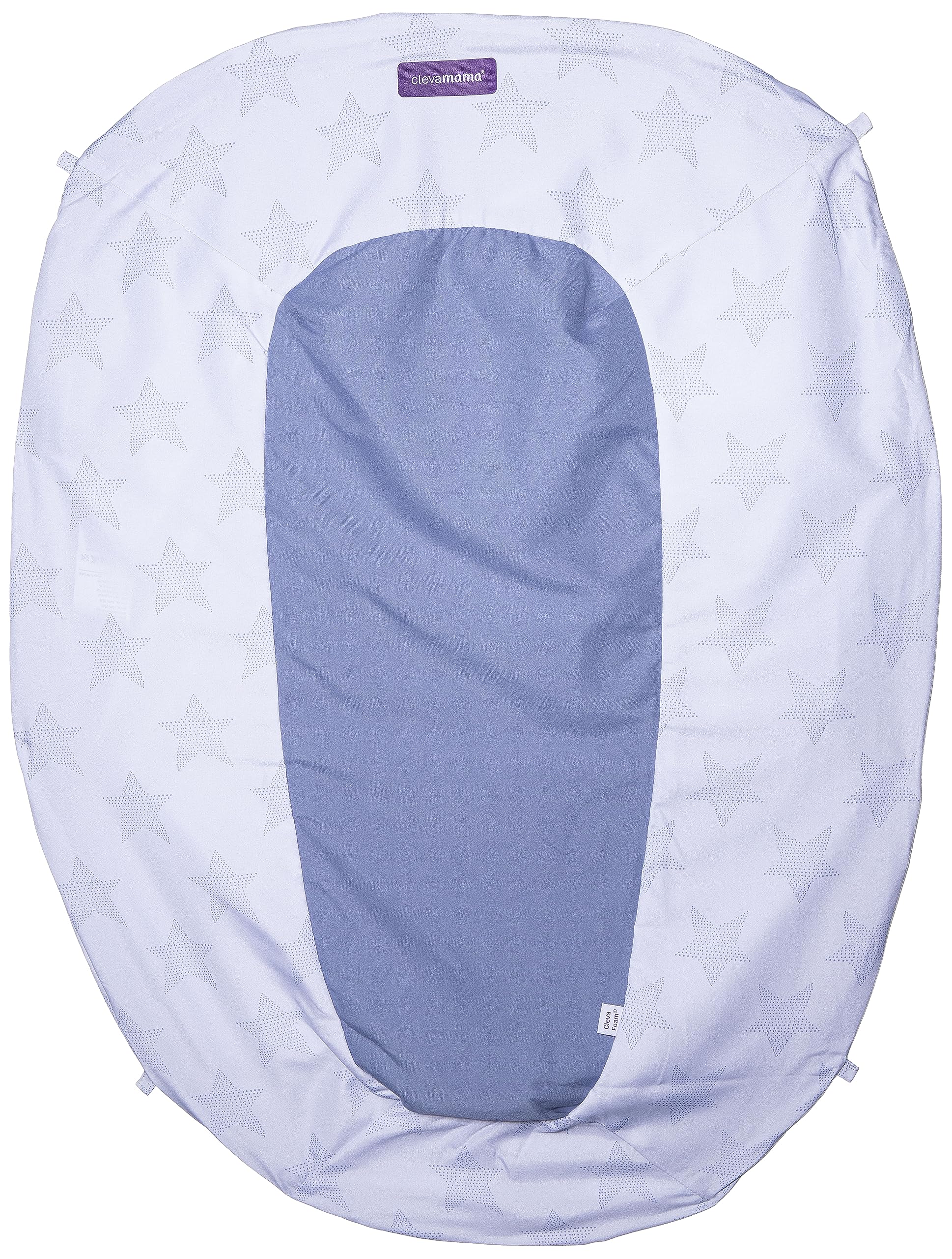 ClevaMama ClevaFoam Baby Pod Cover - Blue (0-6m)
