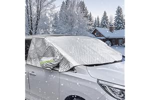 Windshield Snow Cover for Car, Arespark Cars Windshield Snow Ice Cover with 4 Layers Protection,Car Window Covers with Extra 